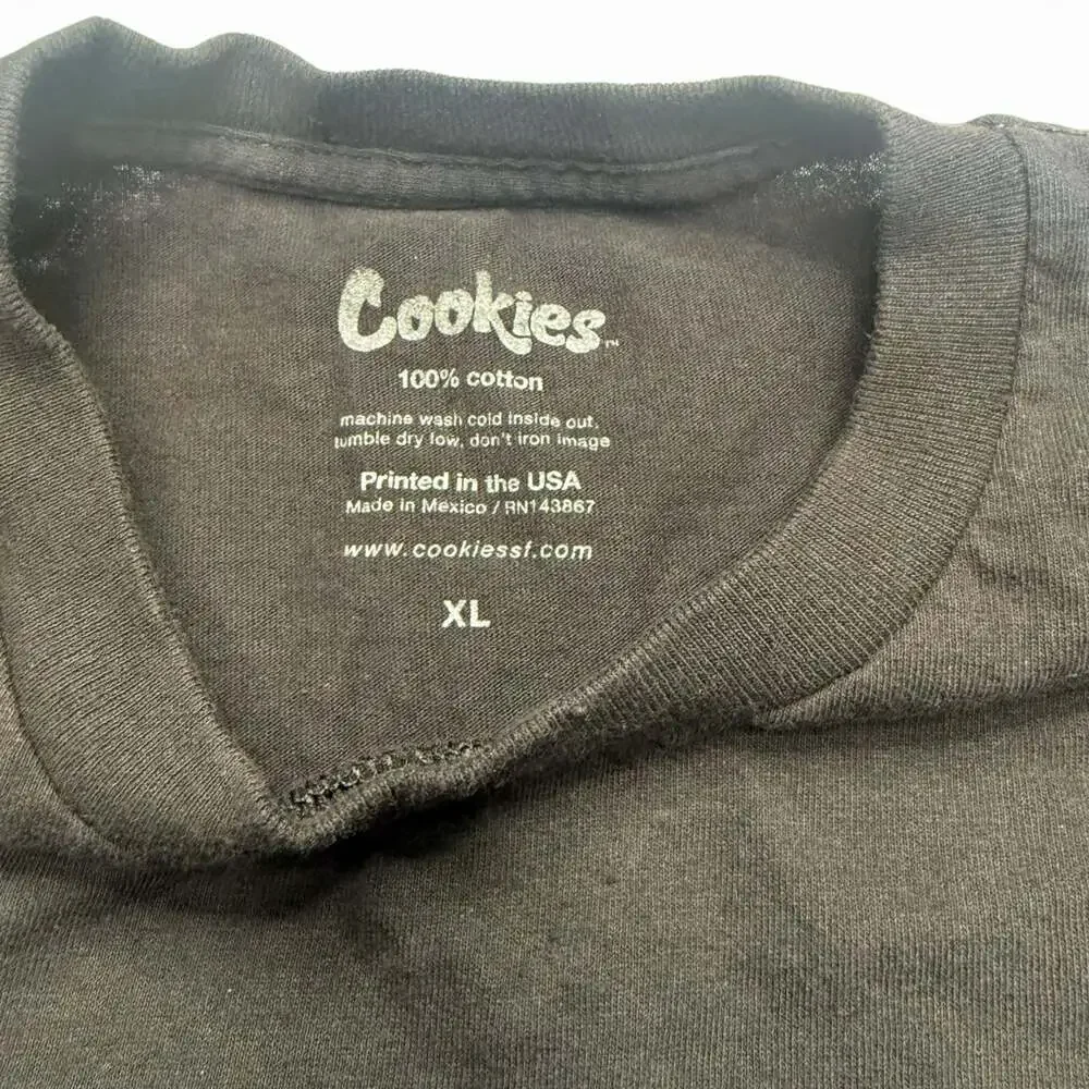 Cookies SF Original Logo Black and Blue T-Shirt - Picture 4 of 4
